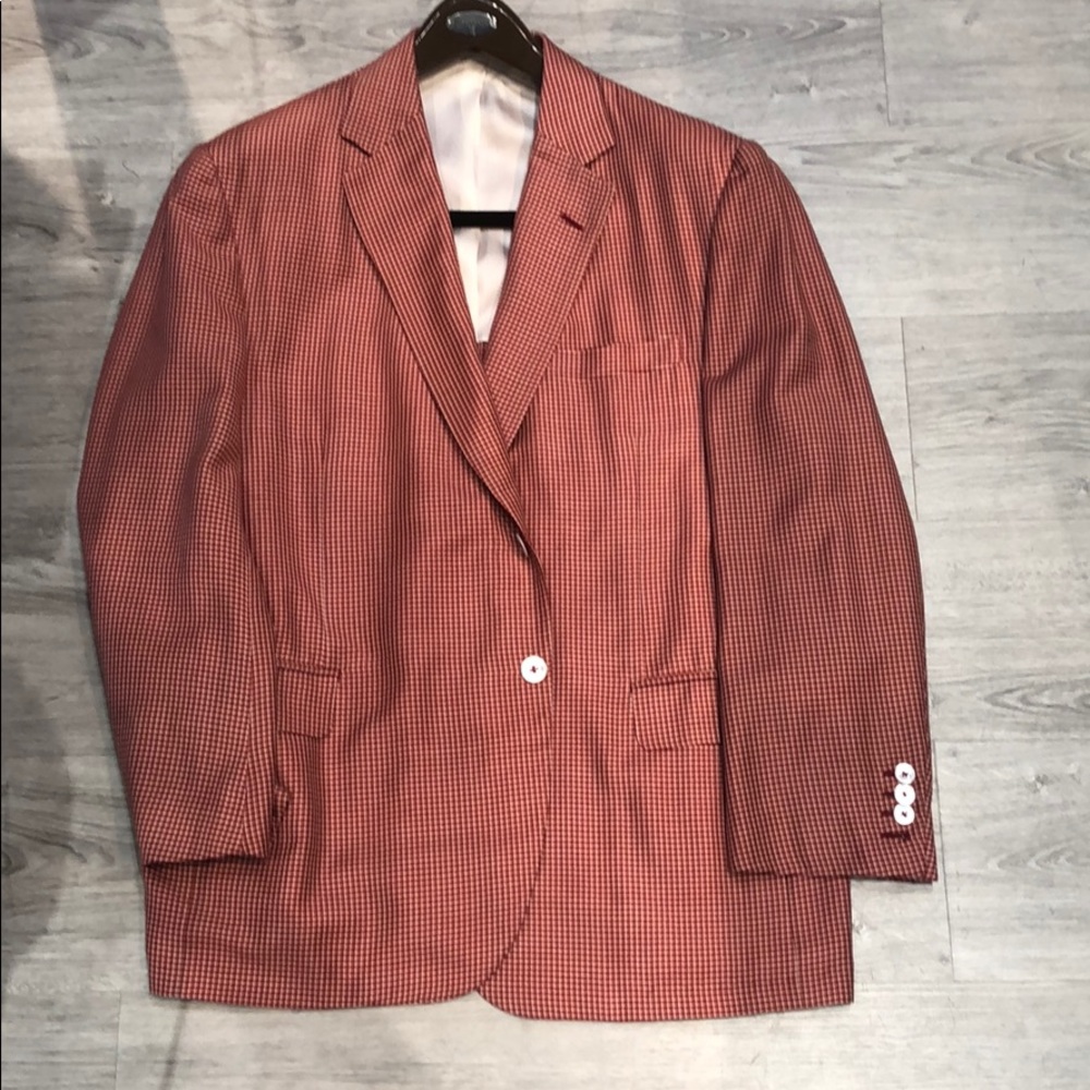 Red/White Check Sport Coat